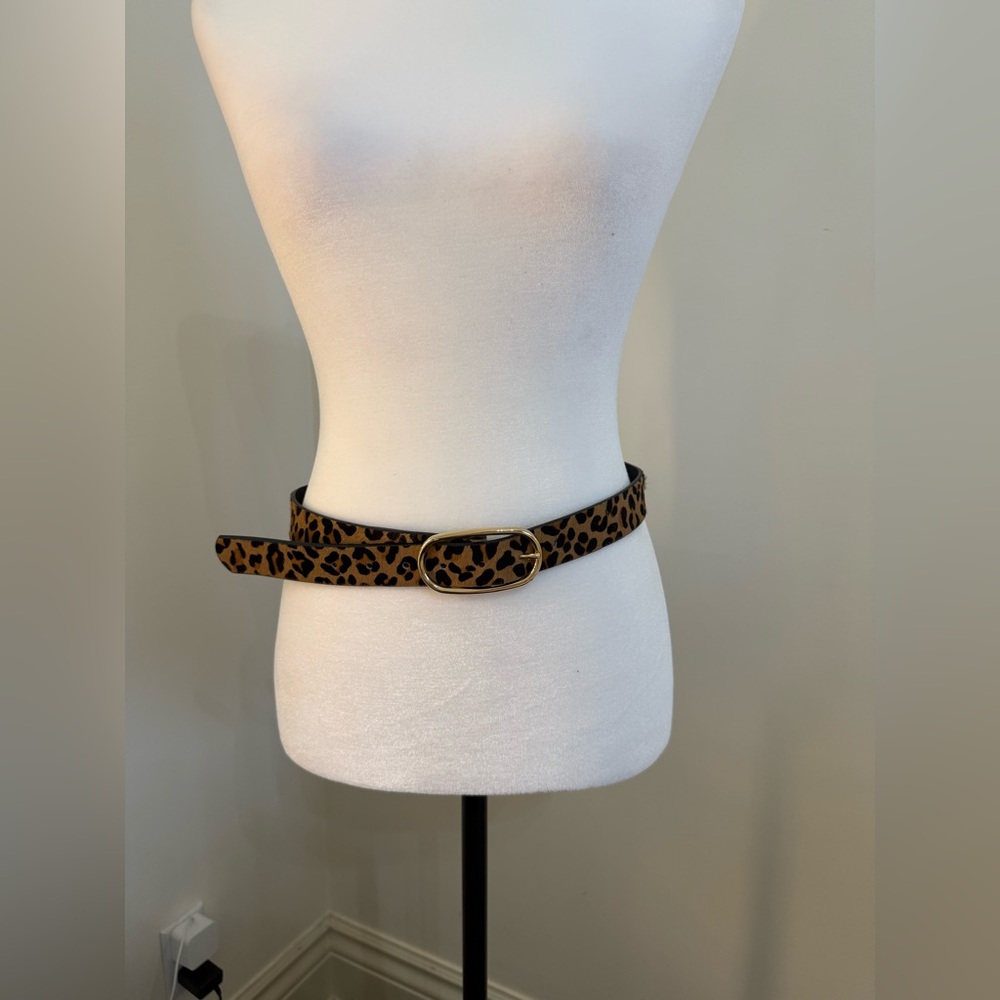 Zara Leopard Print Belt